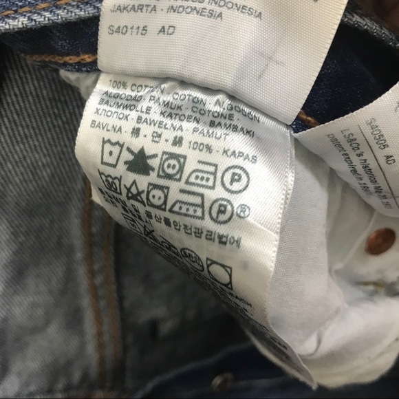 Levi’s Premium Wedgie Straight High Rise Raw Hem Jeans 31 - Picture 7 of 8